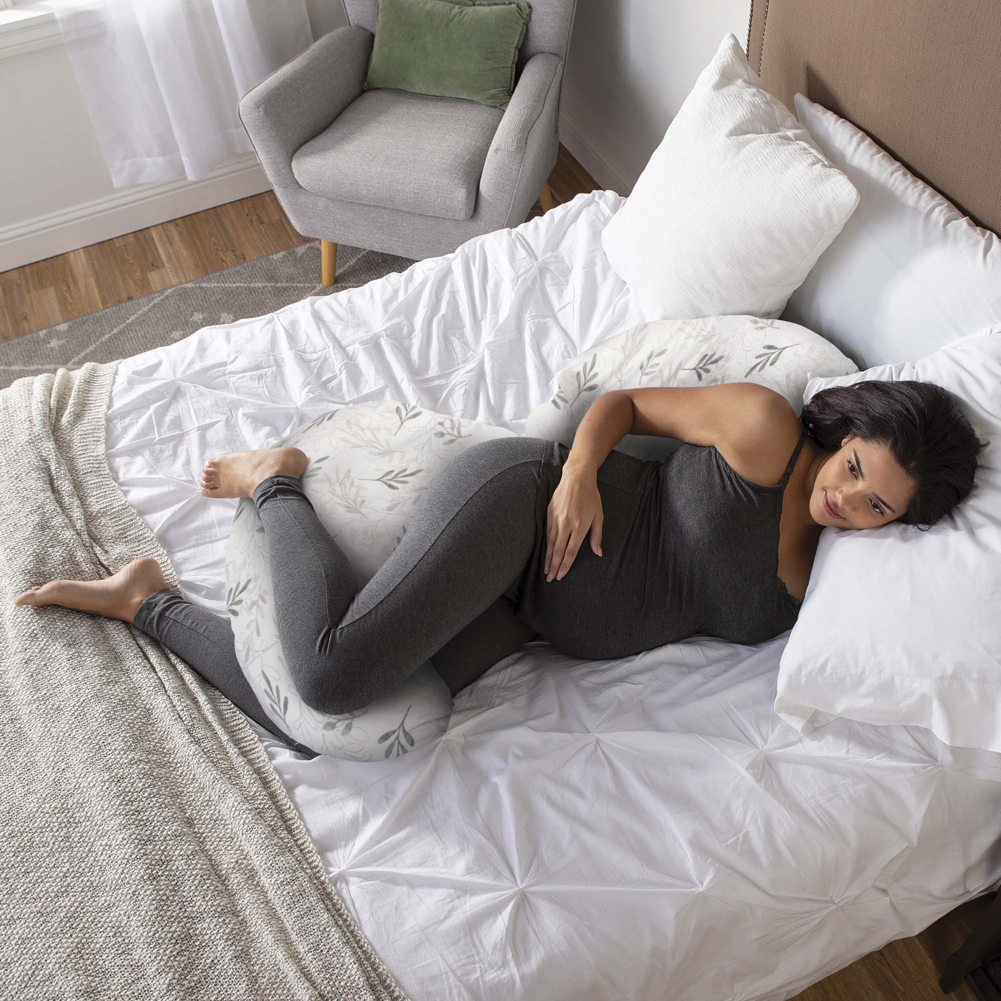Total Body Pregnancy Pillow with Removable Pillow Cover - Image 11