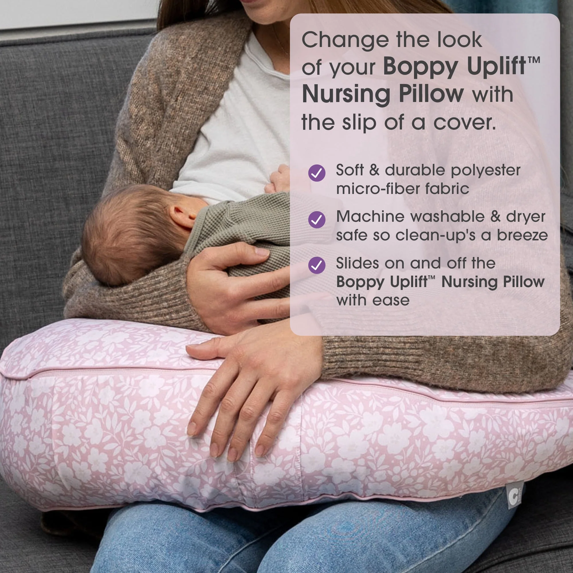 Boppy Uplift™ Nursing Pillow Cover - Image 8