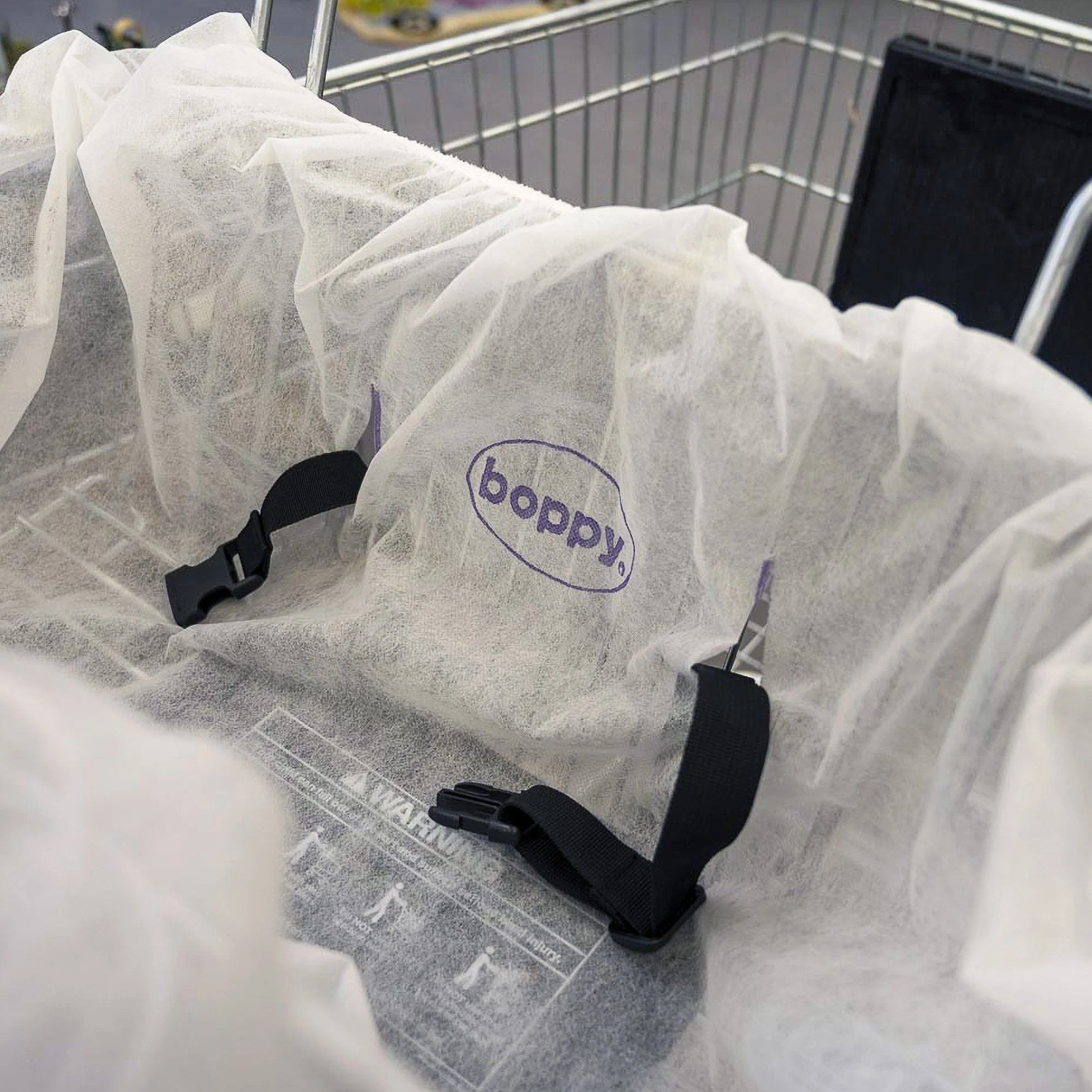 Disposable Shopping Cart Covers, 5 Pack - Image 3