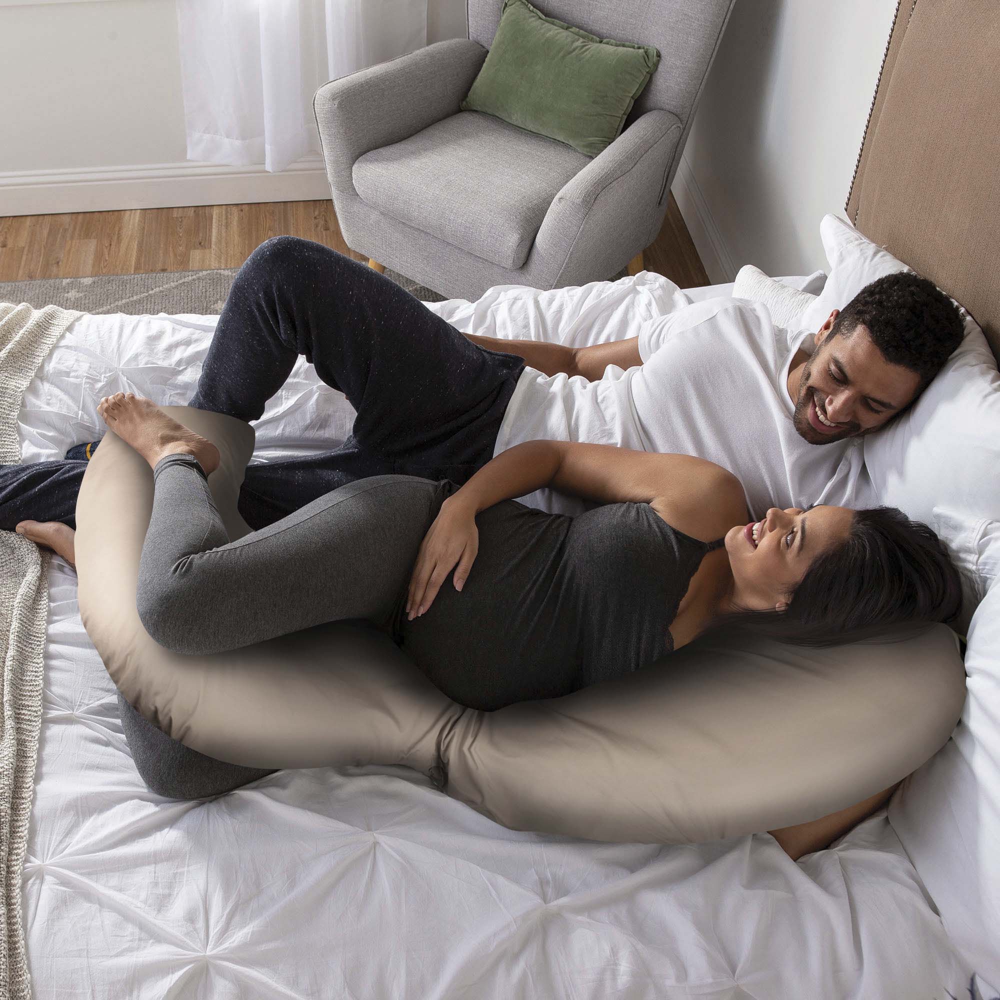 Total Body Pregnancy Pillow with Organic Cotton Pillow Cover - Image 4